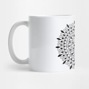 Black Dot Mini Mandala #3 Mug